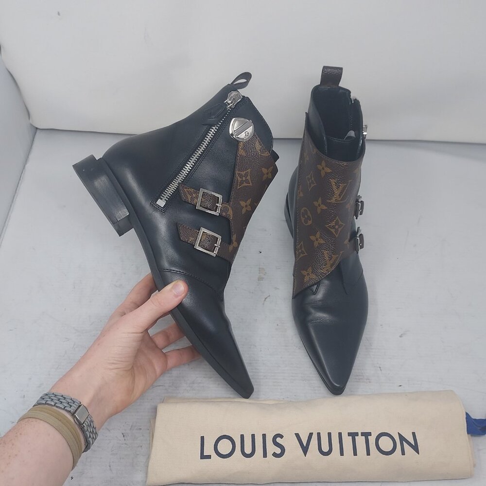 Louis Vuitton Black Jumble LV Monogram Boot